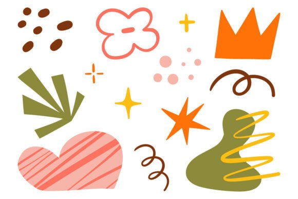 A Brand Designer’s Review: Abstract Hand Drawn Shapes Graphics
