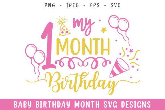 A Designer's Review of the Baby Birthday SVG Bundle for Crafts