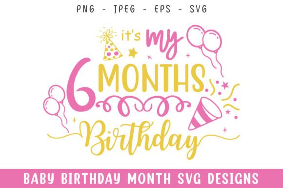 A Festive SVG Bundle for Crafting Baby Month Milestones