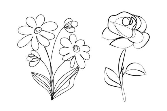 A Floral Graphic Asset for Elegant Crafts and Brand Projects