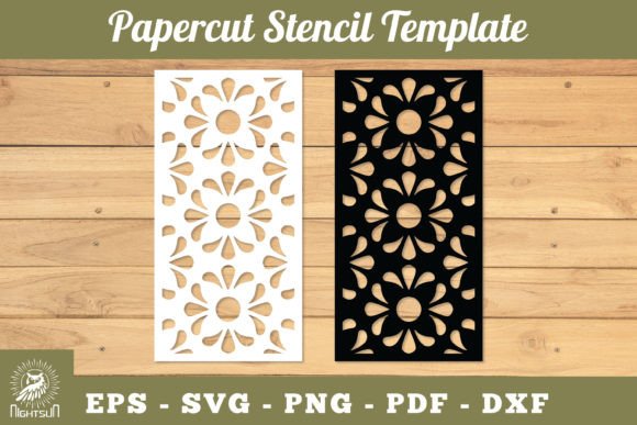 A Papercut Stencil Design Fit for Crafts and Creative Graphics