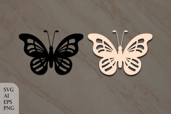 A Skeleton Butterfly Graphic for Creative Crafts and Merchandise