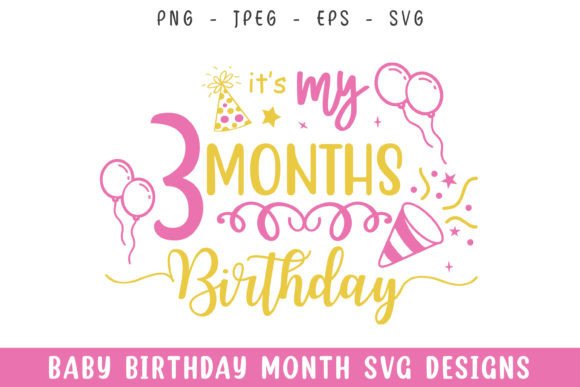 A Sweet and Simple Baby Month Celebration Design
