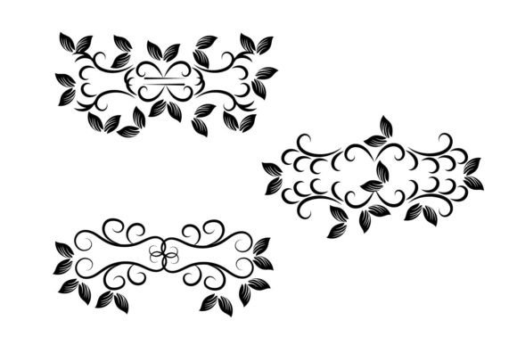 A Versatile Craft Graphic: Floral Corners for Creative Projects