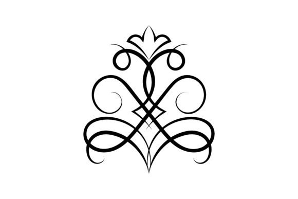 A Versatile Ornament Vector for Craft Graphics and Templates
