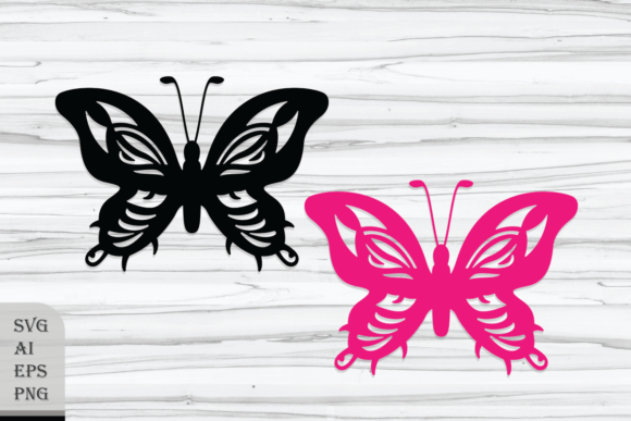 Abstract Butterfly Graphics for Artistic Crafts & DIY Businesses