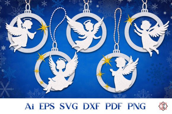 An Angelic Graphics Asset for Holiday Crafting