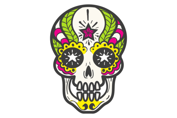 Crafting a Bold Brand with Sugar Skull Drawing Graphics