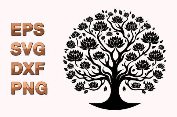 Evaluating the Classic Charm of a Decorative Tree Silhouette SVG